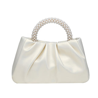 Sweet Handbag Maiden Pearl Bag Women's Fashion All-match Pleated  Cloud Bag Mini Bag