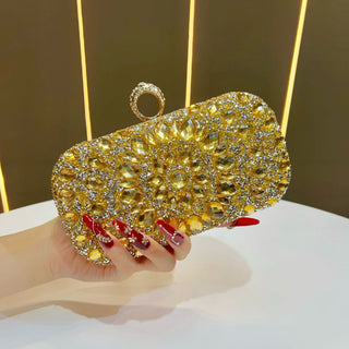 Elegant Women’s Evening Clutch & Shoulder Wallet - Crossbody Handbag for Weddings & Parties