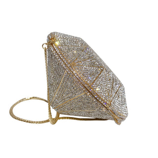 Geometric Diamond 3D Handbag - Architectural Origami Shoulder Bag