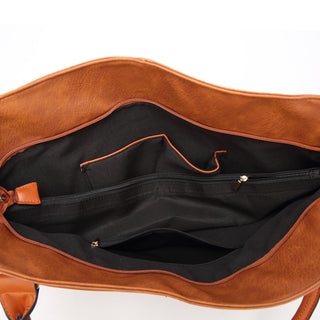 Classic Retro Women’s PU Leather Tote - Large Capacity Vintage Shoulder Bag