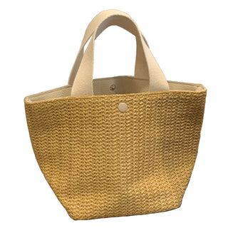 Handcrafted Rattan Summer Tote - Casual Woven  Bag for Women