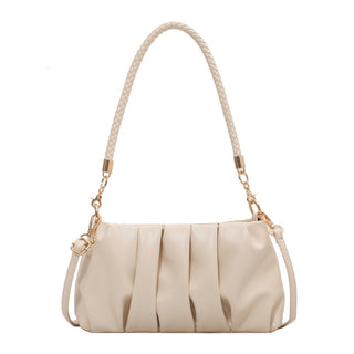 Minimalist Small Soft Genuine Leather Underarm Bag – Chic Retro Shoulder Purse for Women