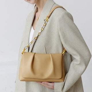 Versatile Vegan Leather Cloud Bag | Chic Underarm & Crossbody Shoulder Bag