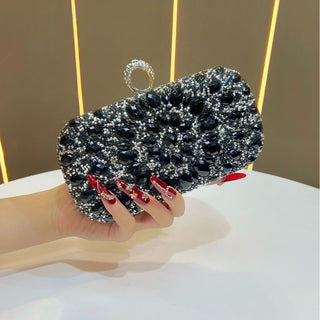 Elegant Women’s Evening Clutch & Shoulder Wallet - Crossbody Handbag for Weddings & Parties